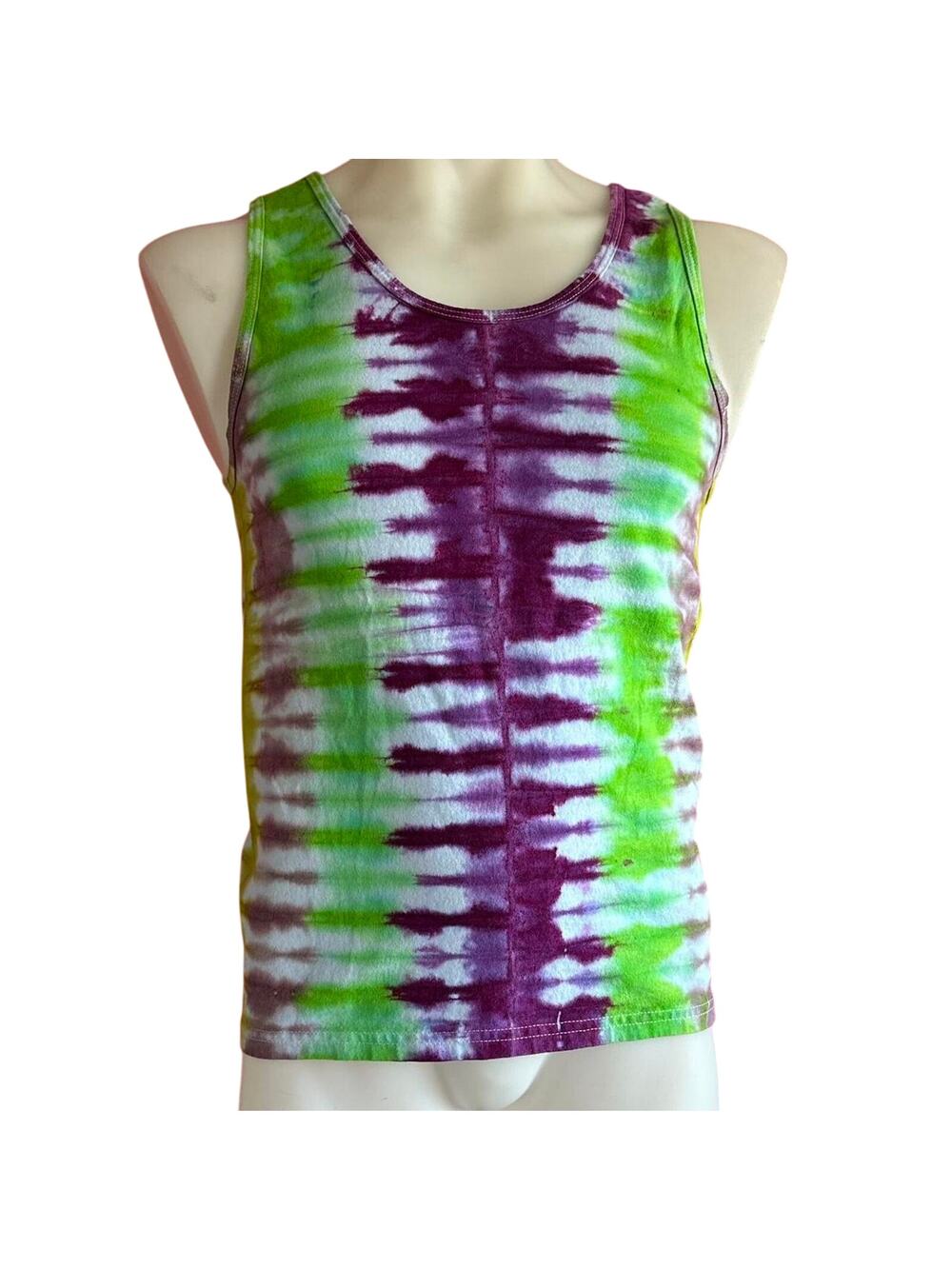 Mens Shirt Size Small Tie Dye Tank Top Festival Hippy Indie Travel Beach Summer